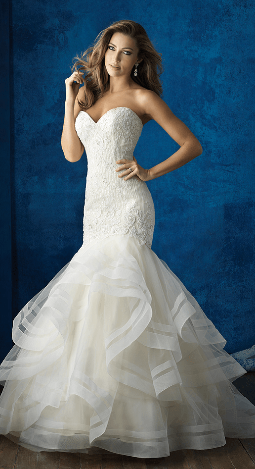 gemma allure bridals lace trumpet/mermaid