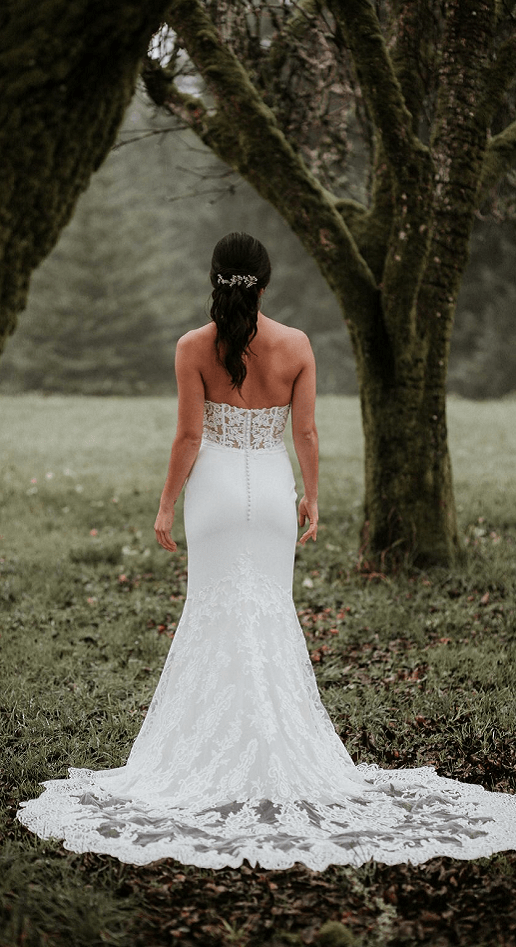 Crepe Sheath Boho Gown