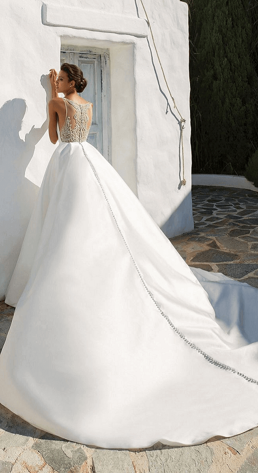 silk gown for wedding