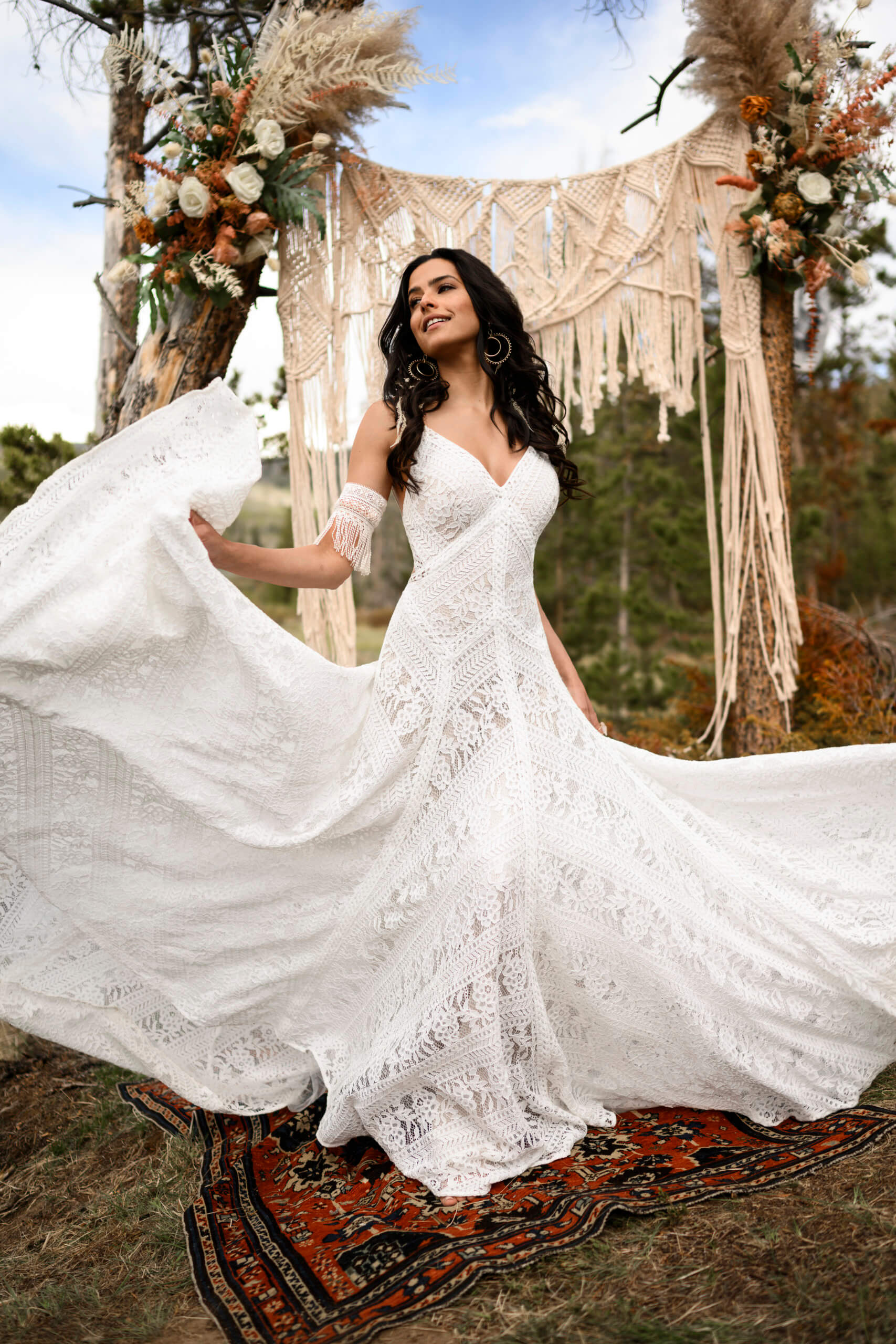 Boho wedding dresses for hotsell older brides