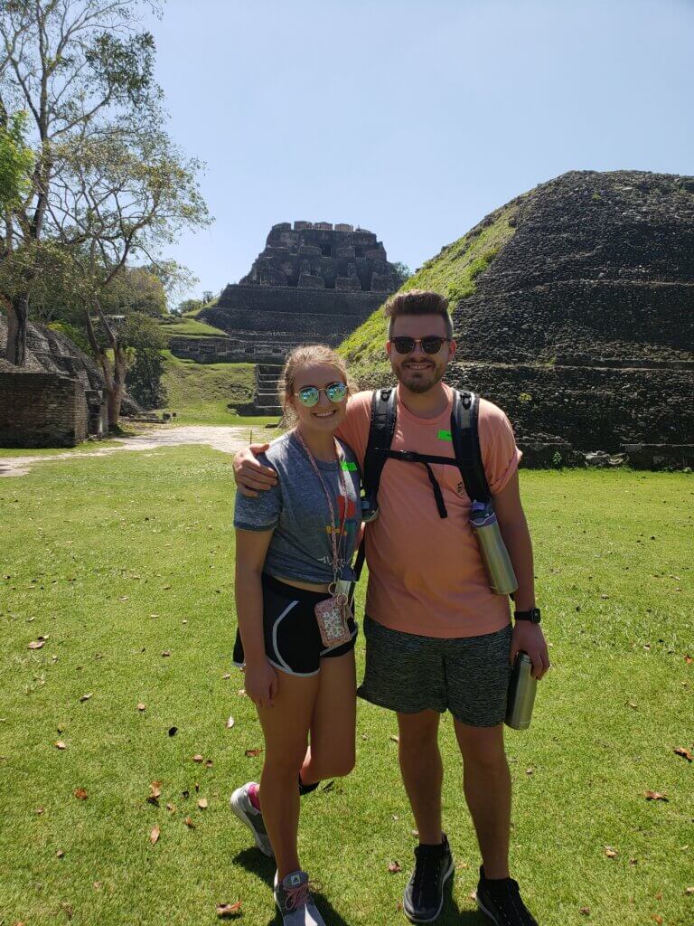 Tori and Jordan together on a trip.