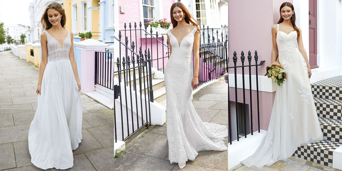 bridal gowns for elopement from Justin Alexander