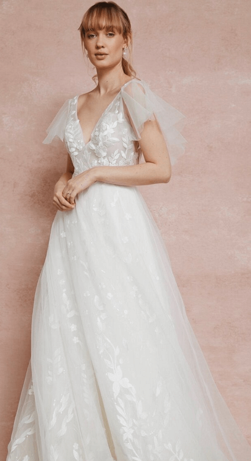 Laura - Lis Simon Lace Tulle Flowy A-Line - The White Dress - Brighton,  Michigan Bridal Shop