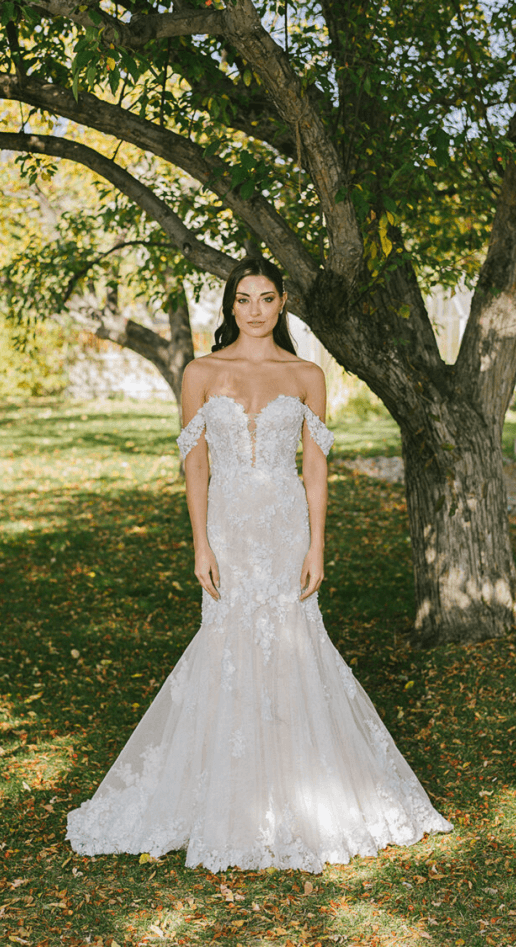 knee length dresses for ladies Wedding dress Maya main image 1