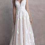 Allure Bridals Lace Tulle Flowy A-Line