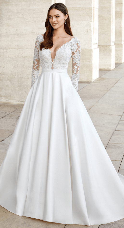Martha - The White Dress - Brighton, Michigan - Adore by Justin Alexander  Ballgown