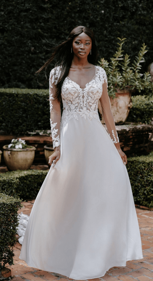 Long Sleeved Bridal Gowns
