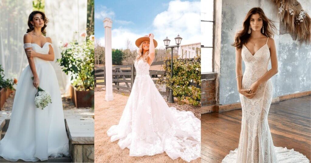 Wedding dresses from a woman owned store