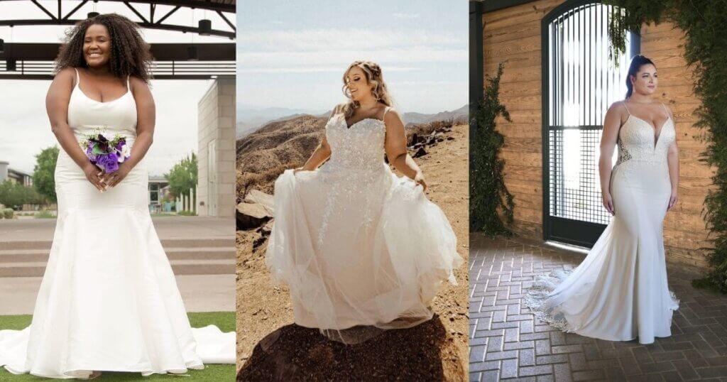 Plus-size beautiful wedding dresses