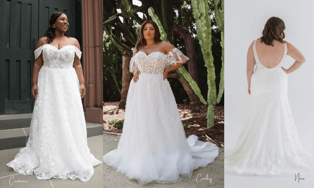 3 boho style bridal dresses that are elegant and playful