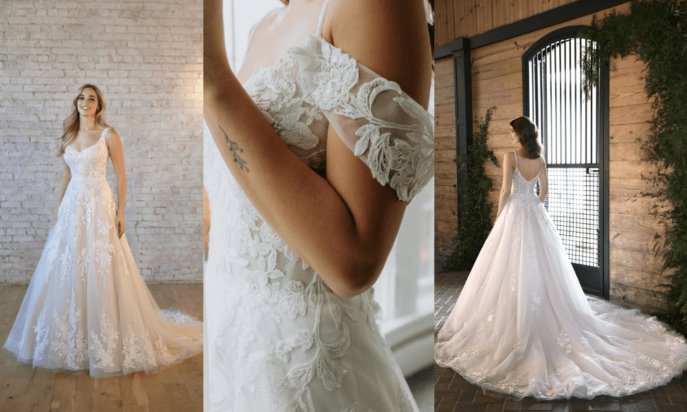 3 wedding dresses