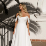 simple, elegant wedding dress, Franchesca
