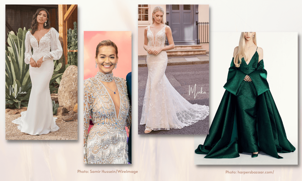 Rita Ora and Ana Taylor-Joy in beautiful gowns reminded us of Milan and Minka dresses in our collection