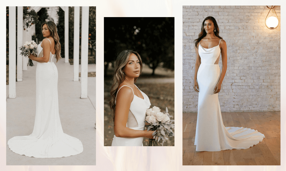Elegant Hilton wedding dress