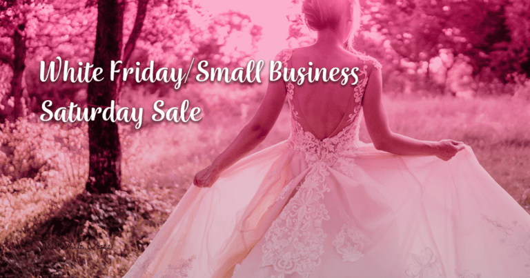 White Friday sale is a win for Brides shopping small at The White Dress.