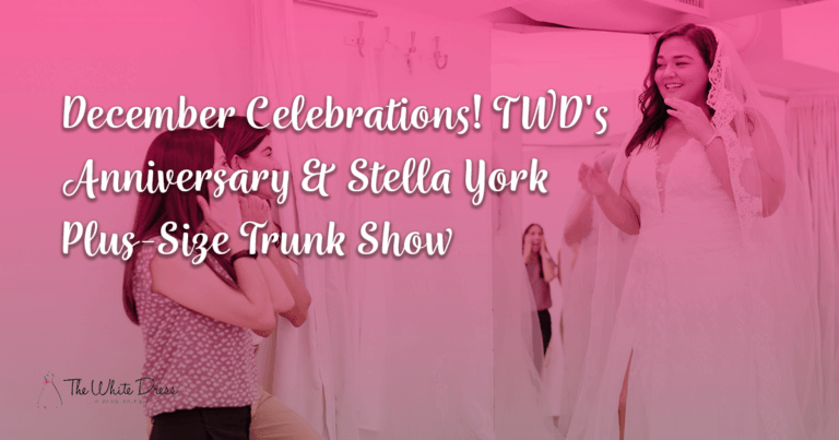TWD Celebrates our Anniversary & Plus Size Brides this December.