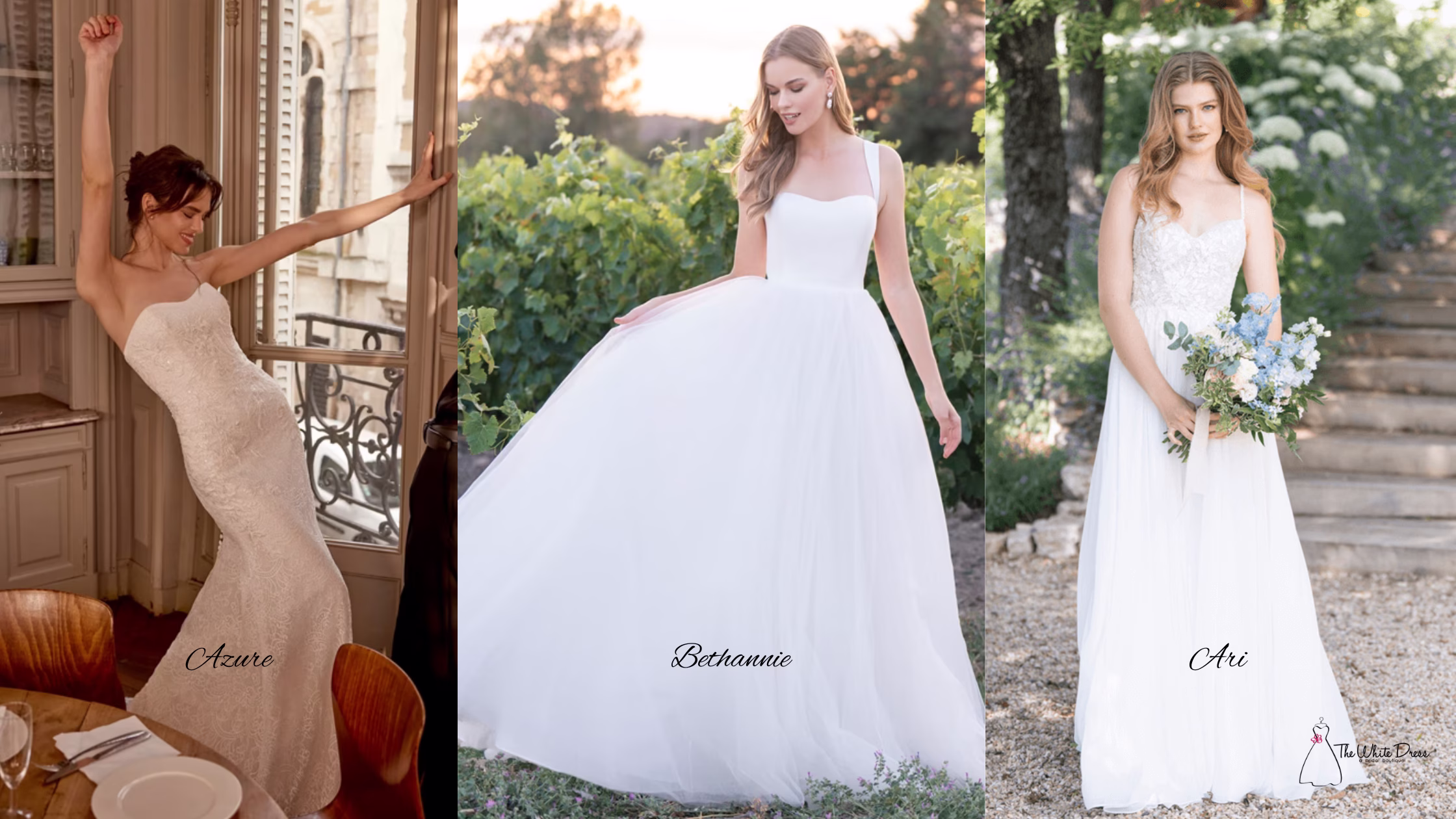 Azure, Bethanie, Ari dresses